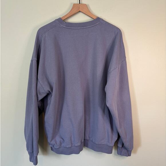 John Galt Blue Sweatshirt One Size Athleisure Oversized - Picture 4 of 8